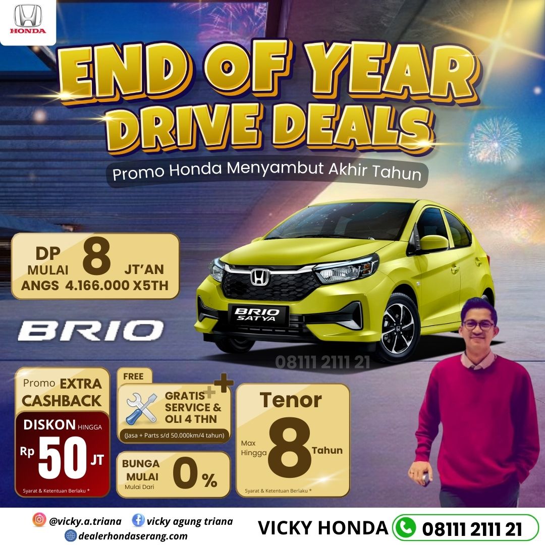 Promo Honda Brio Akhir Tahun