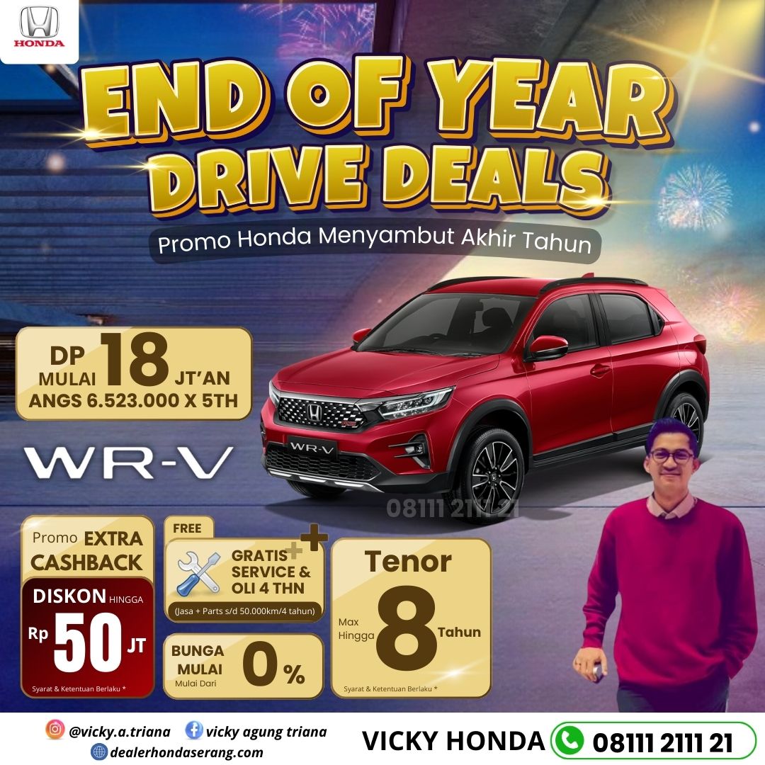 Promo Honda WRV Akhir Tahun